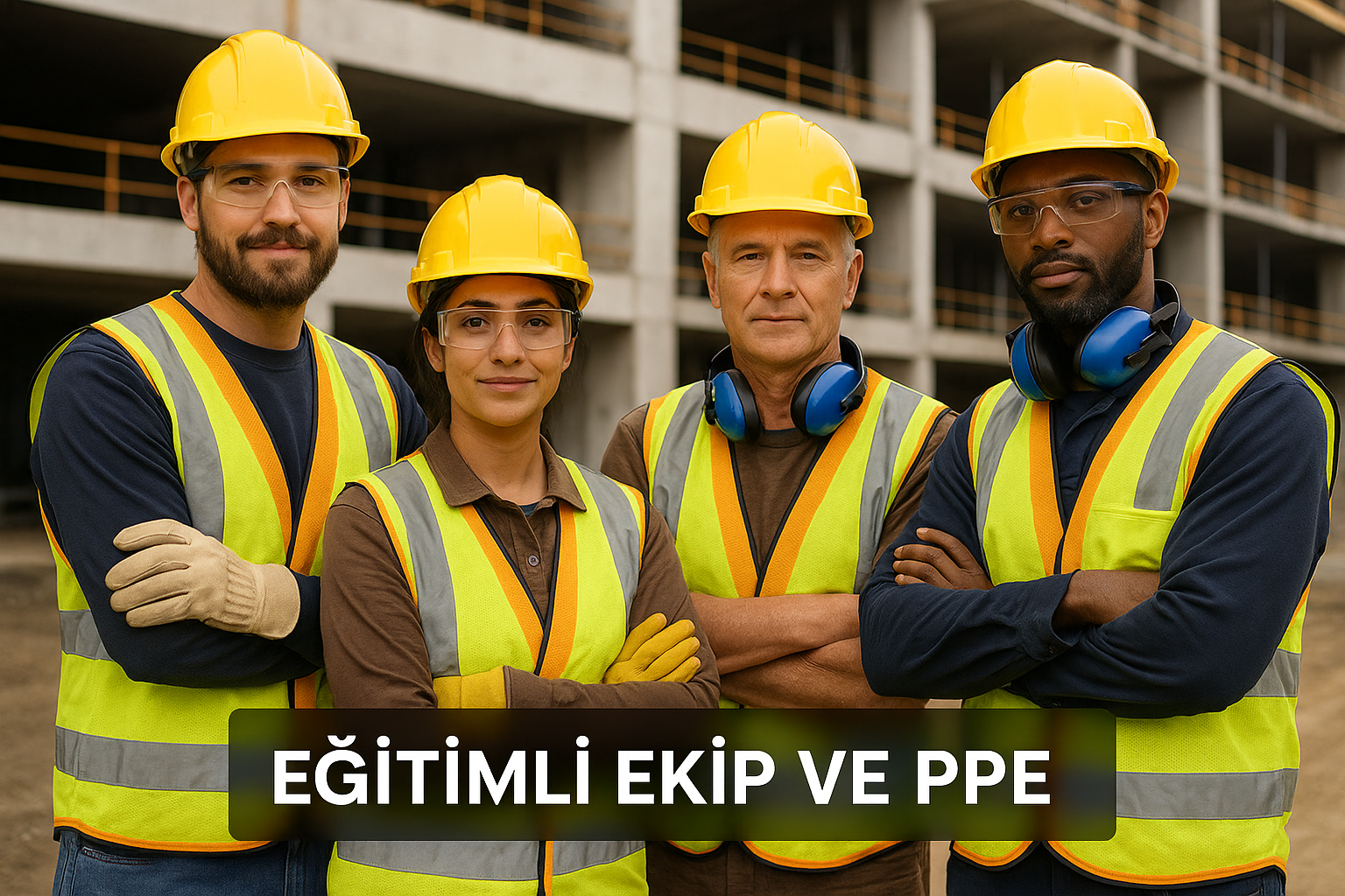 Eğitimli ekip ve PPE