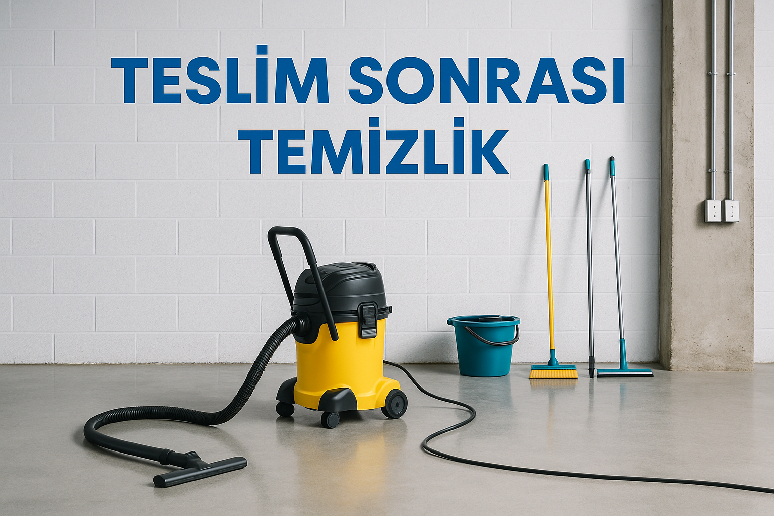 Teslim sonrası temizlik